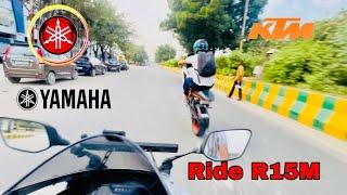 RIDE REVIEW R15M YE KYA BNA DIYA ️YAMAHA NE @HMVlog52