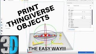 How to Print a Thingiverse File on a 3d Printer (The Easy Way!)