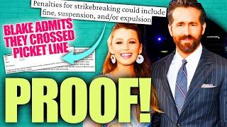 BLAKE LIVELY ADMITS That Ryan Reynolds Committed 'SCABBING' By Stealing Writer's Job During STRIKE!!