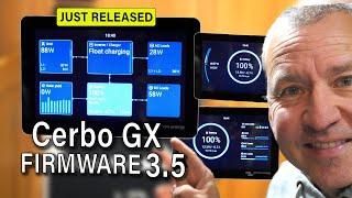 Update Your Victron CERBO GX Firmware NOW to Version 3.5 - Awesome New Interface