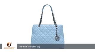 Michael Kors Susannah Quilted Large Sky/silver | Review/Test