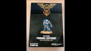 500th Store Exclusive - Primaris Lieutenant - Unboxing (WH40K)