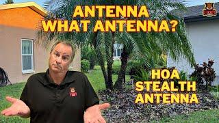 Stealth Ham Radio in the HOA-Vertical Antenna Operating Undetected using FT8, WSPR & SSB Voice Modes