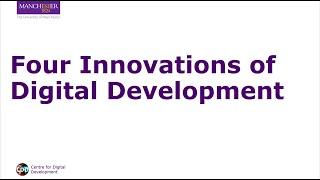 Four Innovations of Digital Development