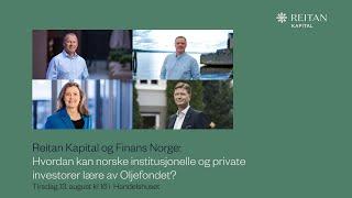 Hvordan kan norske institusjonelle og private investorer lære av Oljefondet?