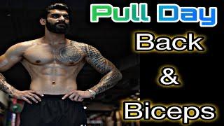 My pull day workout | Back & Biceps | #motivation #trending #gymworkout