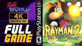 Rayman 2: The Great Escape (PS1) 100% | Longplay | No Commentary 4k