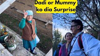 Dadi or Mummy ko gaon paunch kr dia Surprise  Dono ki aankhon mai khushi ke aansu agaye 