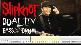 Slipknot - Duality [Paul Gray Jam with Roy Mayorga] Bass And Drum Tabs By Chami's Bass