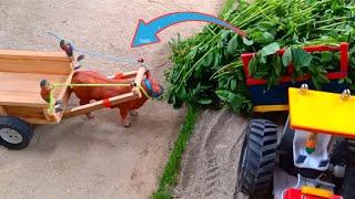 diy tractor making new science project heavy trolley loading | water pump | petrol pump zs creator