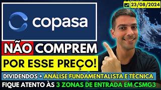 COPASA | NÃO PAGUE CARO PELAS AÇÕES CSMG3 | FUNDAMENTOS E ANÁLISE TÉCNICA | NINGUÉM TE FALA ISSO!