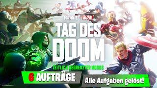 Fortnite | Tag des Doom LTM | Alle 6 Aufträge komplett! | Zusammenfassung | Gameplay