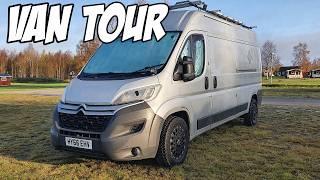 Full Van Tour - Citroen Relay 100% Off Grid