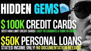 $100K BEST HIGH LIMIT CREDIT CARDS    | $50K BEST STATED INCOME PERSONAL LOANS 