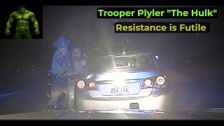 Arkansas Trooper Plyler "THE HULK"  Deals with Mouthy Non-Compliant Suspect