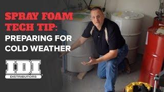 Cold Weather Tips for Spray Foam Insulation