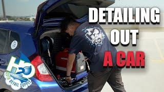 DETAILING OUT OF A CAR !!