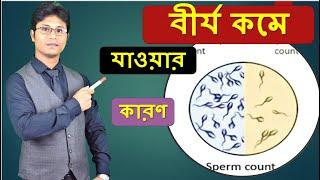 বীর্য কমে যাওয়ার কারণ | Causes of low sperm count | Dr Shamim Hosen