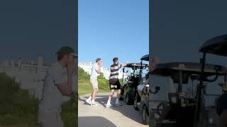 Zerkaa's tee shot almost hits Calfreezy! 