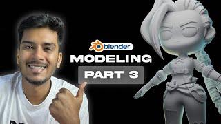 Easiest Way To Create HAIR in Blender | Character Modeling in Blender | Blender Tutorial 4.2