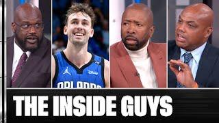 Franz Wagner Chats with the Crew Ahead of ORL-NYK + Chuck Sends Shots at Shaq  | NBA on TNT