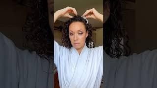 ️10 STEPS in 10 SECONDS️ Full tutorial on my channel.  #curlyhair #curlyhairstyling #washday