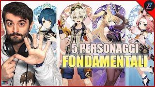 5 PERSONAGGI FONDAMENTALI F2P su GENSHIN IMPACT! GUIDA [GENSHIN IMPACT ITA ]