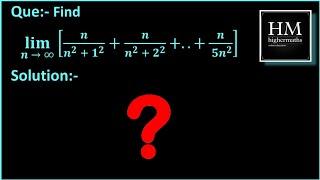 Limit solved question || calculus || highermaths || #shorts #ytshorts