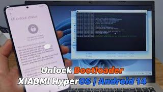 How To Unlock Bootloader XIAOMI HyperOS | Android 14