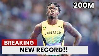 Ackeem Blake Sets A NEW RECORD In Men’s 200m || Track And Field 2025