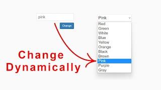 jQuery Tricks: Dynamically Change/Select Dropdown Value Using jQuery @FullStackTechnologies