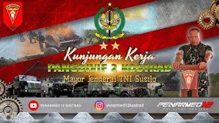 Kunjungan Kerja Pangdivif 2 Kostrad Mayor Jenderal TNI Susilo di Yonarmed 12 Kostrad