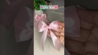 Diy bow tutorial Easy bow #shorts #diy #gift #tutorial