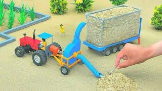 Diy tractor making road with fully loaded truck science project | @sanocreator