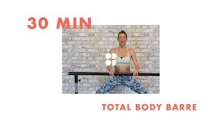 30-minute Ballet Bootcamp Barre Workout | Sleek Technique