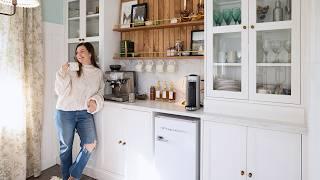 I Built My Dream Coffee Bar with an EPIC IKEA Hack!