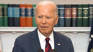 When asked if DeSantis should take Harris' call on Hurricane Milton, Biden said he's talking to him