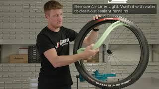 How to mount Air-Liner Light | The insert for mtb XC & Trail tubeless tyres by Vittoria