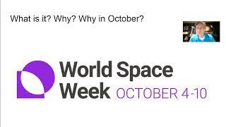 World Space Week - 2020  "Satellites Improve Life"