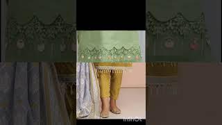 kameez daman design | organza daman design | organza daman design with lace | daman design new