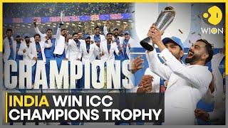 India Clinch Their Third ICC Champions Trophy Title | World News | WION Sports