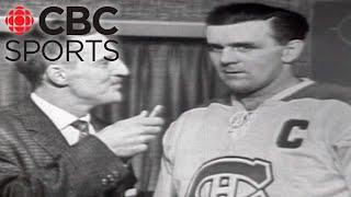 Maurice Richard interview from 1960 after winning the Stanley Cup in Toronto for the Canadiens