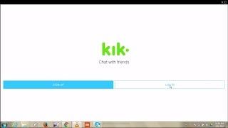 How to install KIK MESSENGER on your PC