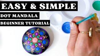 Easy Beginner | Step-By-Step | Dot Mandala Tutorial For Beginners