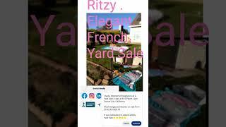 Luxury Designer Dress Yard Sale September 2024.Suisun City, California