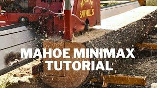 Mahoe Minimax Quick Tutorial - Milling Huge Pine Beams