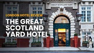 I stayed in a former POLICE STATION in London | The Great Scotland Yard Hotel