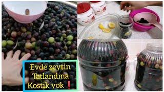 ZEYTİN TATLANDIRMA\EGE USULÜ ÇİZME ZEYTİN NASIL YAPILIR? KOSTİKSİZ UZUN SÜRE ZEYTİN SAKLANAN  YÖNTEM