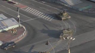 Ukraine War - Russian tanks and artillery arrive to Luhansk Ukraine