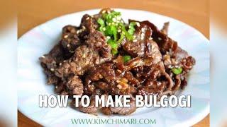 How to make Bulgogi (Korean BBQ Beef)